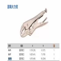 (五金工具) 蓝点BLP10圆嘴大力钳