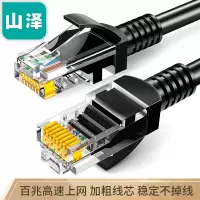 山泽(SAMZHE)超五类网线 CAT5e类高速百兆网线 工程/宽带电脑家用连接跳线 成品网线