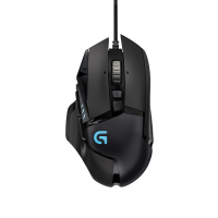 罗技(G)G502 hero主宰者游戏鼠标 全线升级Hero引擎 16000DPI RGB炫光有线电竞机械鼠标吃鸡宏