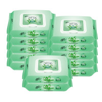 清风( APP) 湿巾 御本草系列杀菌湿纸巾80片12包