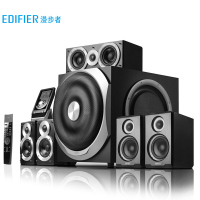 漫步者(EDIFIER) S5.1 MKII 全数字解码5.1音箱系统 音响 电脑音箱 电视音响 黑色