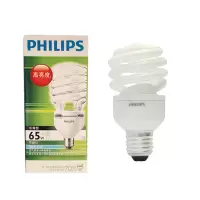 飞利浦(PHILIPS) 螺旋节能灯泡 E27 65W 白光6500K 1支