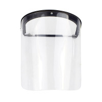 卓顺杰 防溅面屏 铝包边耐高温透明面罩配安全帽式防护面具电焊面罩作业安全帽面具二合一PC面屏组套(面屏+支架)323-1