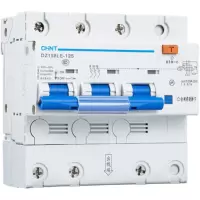 正泰 DZ158LE-125 3P 100A正泰DZ158LE-125家用断路器空气开关3p 100a漏电过载保护器 白