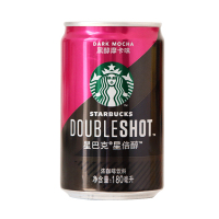 星巴克星倍醇浓咖啡饮料-黑醇摩卡味180ml*6瓶/组(650)