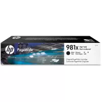 惠普(hp) L0R12A 981X 大容量黑色墨盒 适用PageWide 556dn/xh 586dn/f/z