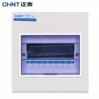 正泰(CHNT)配电箱 强电箱 布线箱 家用照明箱 空气开关断路器配电箱 PZ30-8明装配电箱体1mm