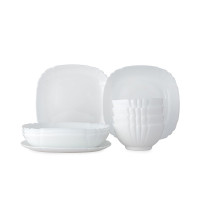 乐美雅(Luminarc)LC-S113G 露特莎白玉餐具13件套 餐具套装