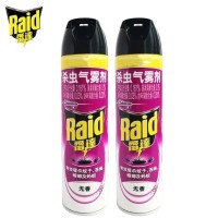 雷达(Raid)(Raid) 杀虫气雾剂 无香型喷雾 喷罐杀蝇虫 蚊蟑 防蚊 驱蚊 600ml/瓶雷达杀虫剂