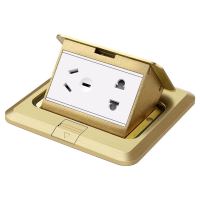 公牛(BULL) 开关插座 五孔地插座 全铜5孔地插地板地面插座地插座 GD1Z223