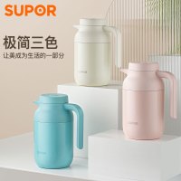 苏泊尔保温壶 真空保温壶304不锈钢大容量女便携家用热水壶开水瓶简约保温壶热水瓶茶壶宿舍学生官方正品 KC20FU50