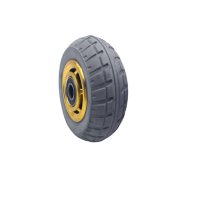 脚轮手推车轮子双轴承 4寸单轮