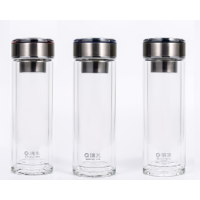 清水(SHIMIZU)360ml经典商务双层玻璃杯SM-8481-036 单个装