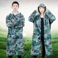 精骑士数码迷彩长款雨衣 风衣迷彩