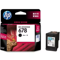 惠普（HP）CZ107AA 678 黑色墨盒 黑 2只价（个）