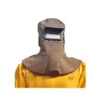 AP友盟-3001 碳啡色牛皮电焊面罩