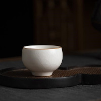 八馬茶業CBC257 象牙白罗汉茶杯/容量80ml/个