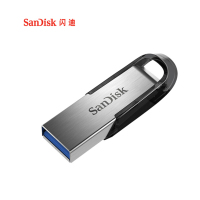 闪迪(SanDisk)64GB USB3.0 U盘 CZ73酷铄 银色