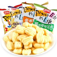 盼盼鸡味块番茄味105g*5包 膨化薯片休闲零食办公室礼包小吃