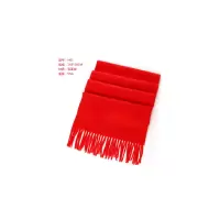 开门红年会红围巾 H01双面绒(不定制)