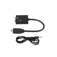 标拓 CZ 视频转接头 笔记本/机顶盒连接电脑显示器 HDMI转VGA