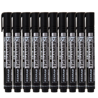 得力 S552 油性笔 10支/盒 (一盒装)