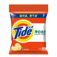 汰渍(Tide) 净白去渍洗衣粉(柠檬清新型)260克 3袋装