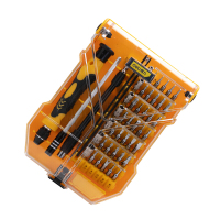 得力 铬钒钢精密电子维修螺丝批组套45件手机维修螺丝刀套装 DL3545