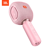 JBL无线话筒KMC500话筒音响一体麦克风无线蓝牙家用录音设备带声卡儿童话筒掌上ktv电视手机全能电容麦粉