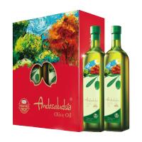 SQ ZH.中粮安达露西纯正橄榄油礼盒 750ml*2