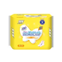 555卫生巾无荧光剂贴身薄款绵柔亲肤230mm日用姨妈巾5片装