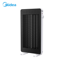 美的(Midea)HPX12J取暖器家用 小太阳电暖器节能家用摇头电暖气速热暗光防烫远红外电热器 白色