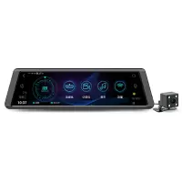 凌度(BLACKVIEW) A918 强光流媒体智能行车记录仪10英寸智能语音声控蓝牙通话远程监控前后双录