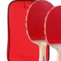 红双喜乒乓球拍 DHS 2拍1球(一套装)