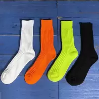 休闲足球袜高筒防臭运动袜 均码 单双装