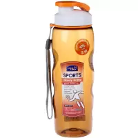 乐扣乐扣(LOCK&LOCK) HPP722TR-CHS 带盖塑料防漏便携茶杯700ml 桔黄色 2个装