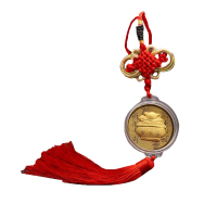 企业专享 足金牛年车挂 带礼盒 起订量200