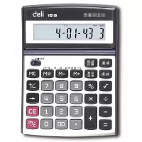得力(deli) 1619 大屏幕语音型计算器 用电池计算机器 ZG