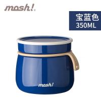 日本mosh!保温保冷汤粥盒杯焖烧杯350ml蓝色