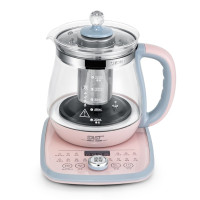 先科(SAST) XH-1901养生壶1.5L家用多功能办公室迷你煮茶器全自动玻璃养身煮花茶壶