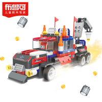 布鲁可大颗粒积木儿童玩具布布百变重型卡车布鲁克男孩女孩玩具拼装积木