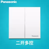 松下悦宸86型家用开关插座面板五孔带USB空调三孔16A一开二开单控双控5孔 二开多控开关 开关插座