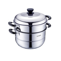 苏泊尔(SUPOR) SZ26B13好帮手不锈钢复底蒸锅 蒸锅燃汤锅蒸笼 蒸锅