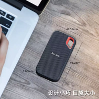 闪迪 1TB Type-c移动硬盘 固态(PSSD)极速移动版 传输速度550MB/s 轻至40g IP55等级三防保护