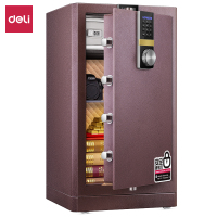 得力(deli)保险柜 高83cm家用办公电子密码国标保险箱 全钢防盗圣骑士33144