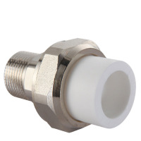 PPR 外丝铜活接 外牙内牙全铜活接内外丝接头32*1"