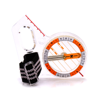 户外手持左手拇指定向越野指北针指南针强磁大小学生通用充液