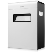 得力(deli)9921碎纸机平板系列办公碎纸机4级保密碎纸机(白色)