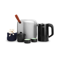 SAST先科便携式烧水壶小迷小型电热水壶随手泡旅行茶具套装带烧水