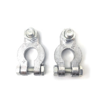 鸿行 汽车蓄电池专用接头 卡车电瓶卡子 纯铅电瓶桩头 1对装